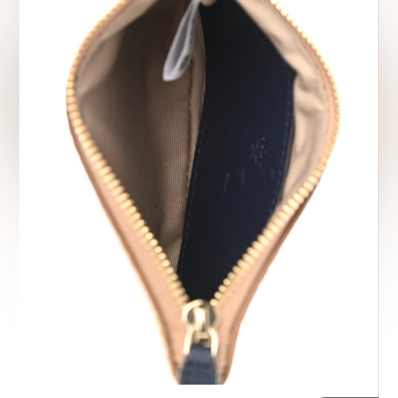 NWOT MCM Metallic Gold Zip Pouch W/ Strap - Picture 5 of 7